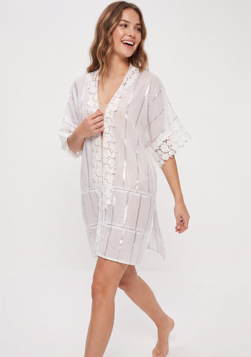 Vestido Kaftan de Algodón para Mujer - Eshaal