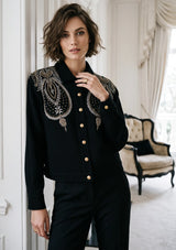 ibBan Luxury Hand Embroidered Women's Jacket - Esana Jacket