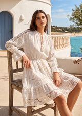 ibBan Women's Hand Embroidered Cotton Dres -Eshaal