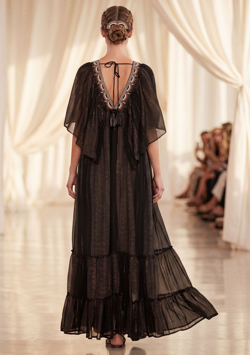 Vestido maxi de algodón para mujer - Safina