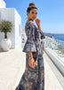 Boho Printed Cotton Long Dress for Women | ibBan Resort Collection - Rica