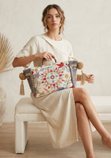 Bolso de Lona Bordado para Mujer - Farha