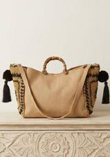 Bolso de lona bordado para mujer - Supirya