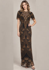 ibBan Party Long Dress with Hand Beadwork -Elsa