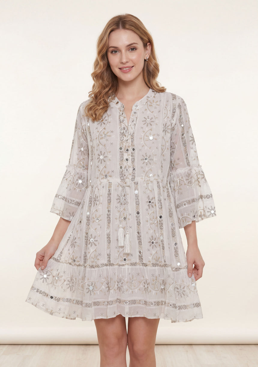 Túnica Corta de Algodón para Mujer - Mansi