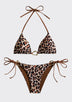 Conjunto de bikini estampado para mujer con tirantes ajustables - Denna