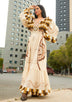 ibBan Vestido Largo para Mujer Sara | Tela Slub | Artesanal | Talla Única
