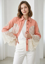 Chaqueta vaquera artesanal de mujer - Ishila
