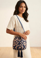 Women's Embroidered Canvas Pottlybag - Areeba