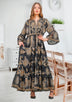 ibBan Women's Long Tunic Yara | Georgette | Artisan | One Size