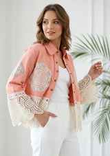 Chaqueta vaquera artesanal de mujer - Ishila