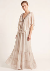 Vestido maxi de algodón para mujer - Safina