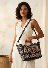 Bolso de lona bordado para mujer - Areeba