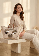 Bolso de Lona Bordado para Mujer - Layra