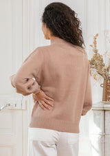 ibBan Hand Embroidered Women's Winter Cotton Sweater -Riva