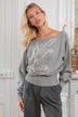 ibBan Women's Hand Embroidered Winter Knit Sweater | Luxury Black Designer - Stelia