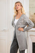 ibBan Women's Luxury Hand Embroidered Long Knit Cardigan-Perla