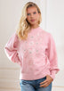 ibBan Hand Embroidered Women's Winter Cotton Sweater -Riva