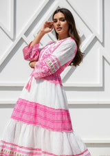 ibBan Hand Embroidered Long Cotton Tunic | Women's - Cheka