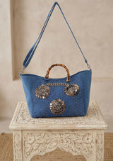 Bolso de Lona Bordado para Mujer - Layra