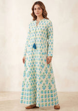 Maxivestido de algodón para mujer - Avira