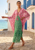 ibBan Women’s Mediterranean Hand Embroidered Dress - Rutvi