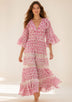 Maxivestido de algodón para mujer - Hema