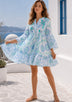 Women's Cotton Short Tunic V-Neck - Kiran