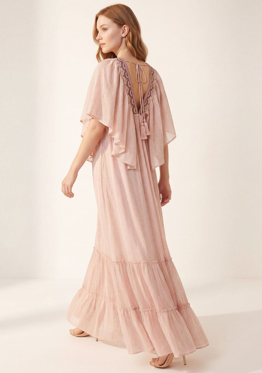 Vestido maxi de algodón para mujer - Safina