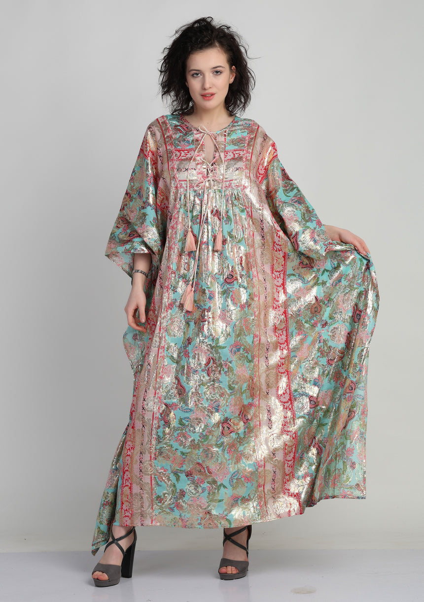 Kamla Lurex Kaftan