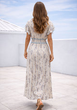 Vestido largo de algodón para mujer - Nia