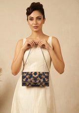 Women's Embroidered Canvas Wallat - Areeba