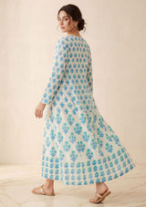 Maxivestido de algodón para mujer - Avira