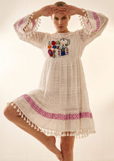 Minivestido de algodón para mujer - Zeeku