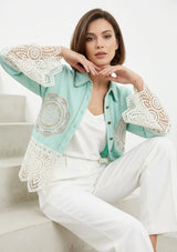Chaqueta vaquera artesanal de mujer - Ishila