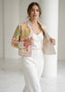 Women's Artisan Hand Embroidery Canvas Jacket - Meliah