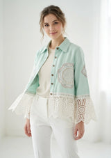 Chaqueta vaquera artesanal de mujer - Ishila