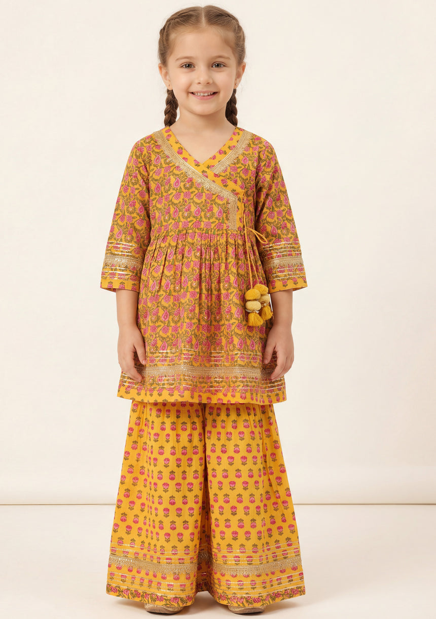 Túnica de Georgette para Niña Cuello Vuelto - Fisha