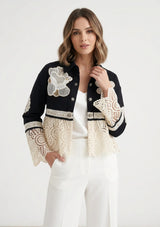 Chaqueta vaquera artesanal de mujer - Ishila