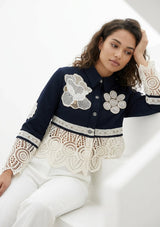 Chaqueta vaquera artesanal de mujer - Ishila