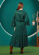 Adina Long Tunic - Textured Slub Fabric