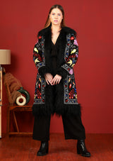 Chaqueta bohemia para mujer pintada a mano - Moda
