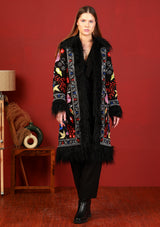Chaqueta bohemia para mujer pintada a mano - Moda