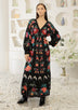 ibBan Winter Hand Embroidered Long Dress | Luxury Floral Boho - Gypsy Dress