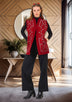 bBan Women's Winter Hand Embroidered Gilet | Luxury Designer Knit Vest -Inshi