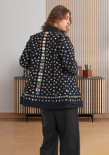 ibBan Heavy Hand Embroidered Winter Coat | Luxury Women's Designer Outerwear - Corina