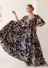 Maxivestido de algodón para mujer - Tabina
