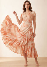 Maxivestido de algodón para mujer - Medi