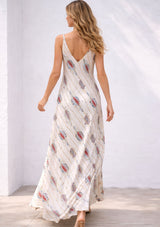 Vestido maxi de algodón para mujer - Abeer