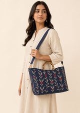 Bolso de lona bordado para mujer - Tona